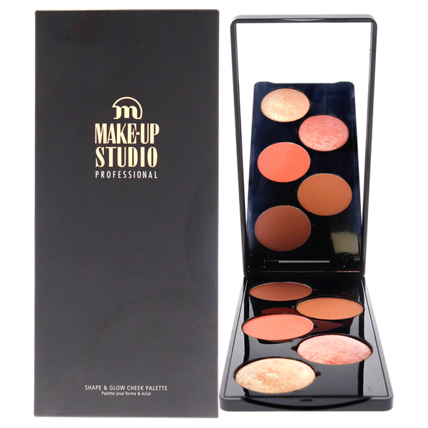 Make-Up Studio Shape and Glow Cheek Palette - Peach by Make-Up Studio for Women - 1 Pc Makeup