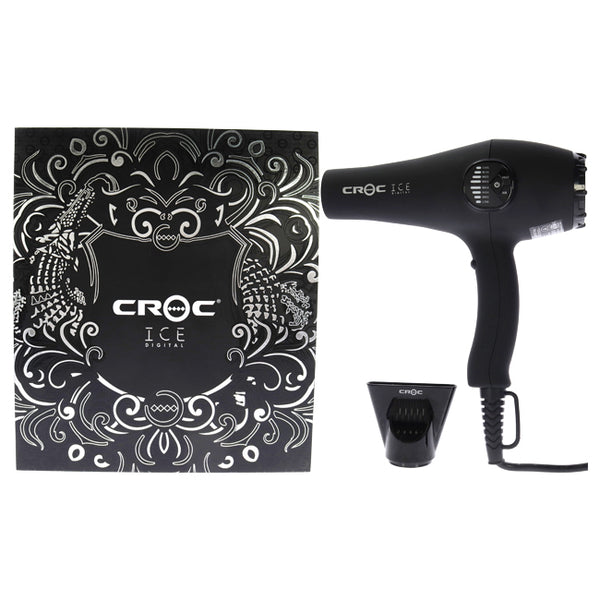 Croc Premium ICE Digital Blow Dryer - Black by Croc for Unisex - 1 Pc Hair Dryer