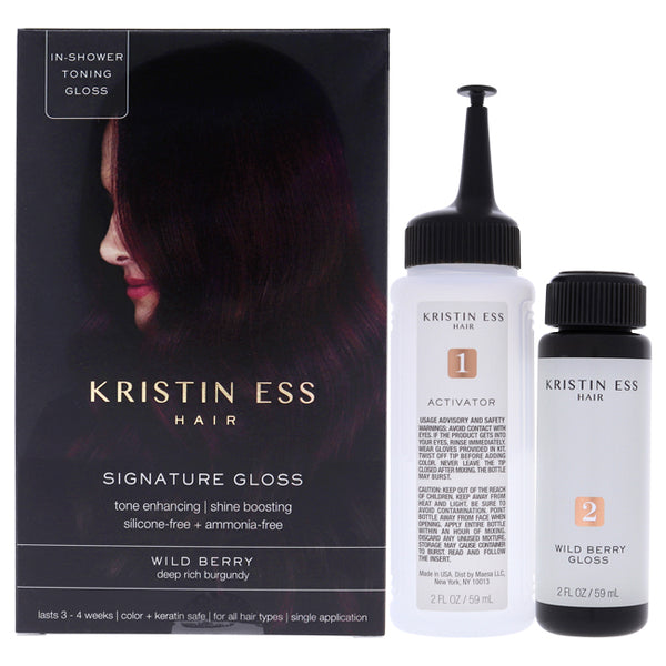 Kristin Ess Signature Hair Gloss - Wild Berry by Kristin Ess for Unisex - 1 Application Hair Color