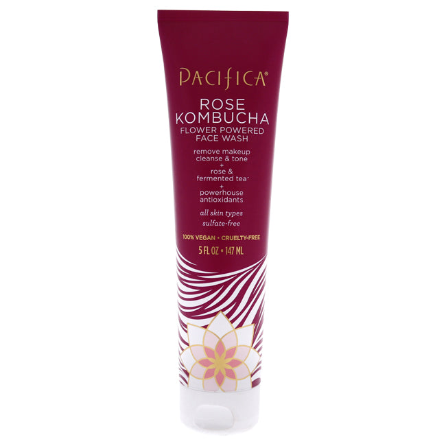 Pacifica Rose Kombucha Flower Powered Face Wash by Pacifica for Unisex - 5 oz Cleanser