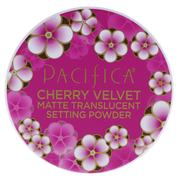 Pacifica Cherry Velvet Matte Setting Translucent Powder by Pacifica for Women - 0.45 oz Powder
