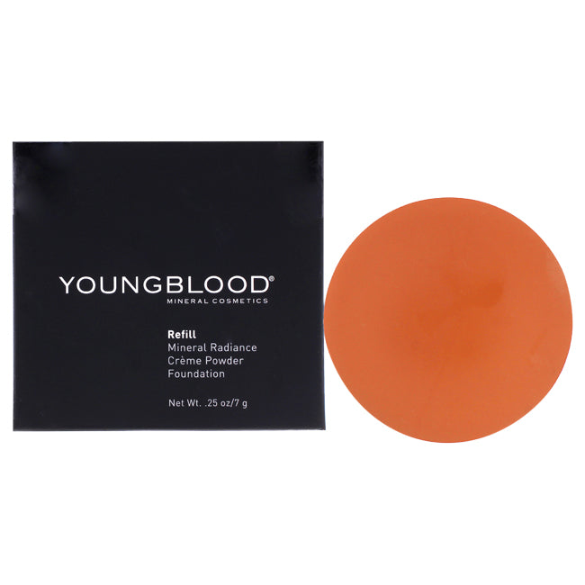 Youngblood Mineral Radiance Creme Powder Foundation - Rose Beige by Youngblood for Women - 0.25 oz Foundation(Refill)
