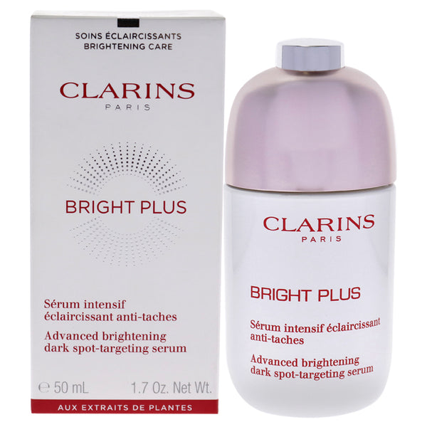 Clarins Bright Plus Advanced Brightening Dark Spot-Targeting Serum by Clarins for Unisex - 1.7 oz Serum