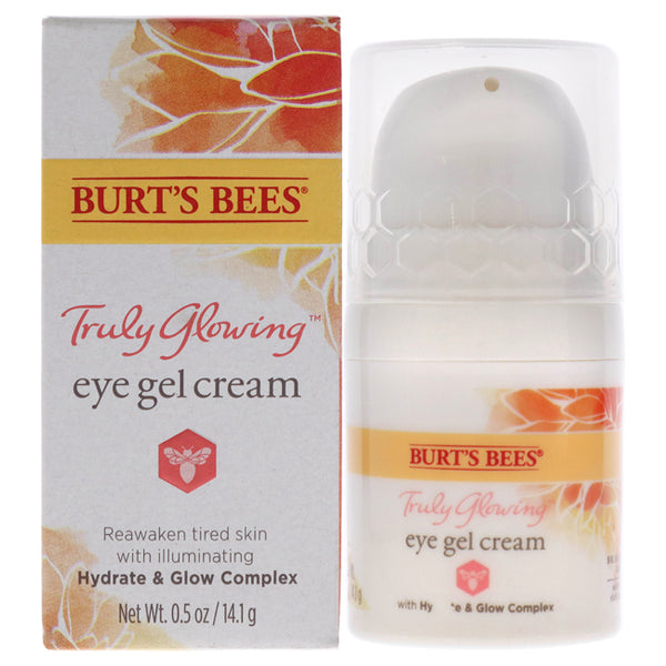 Burts Bees Truly Glowing Eye Gel Cream by Burts Bees for Unisex - 0.5 oz Cream