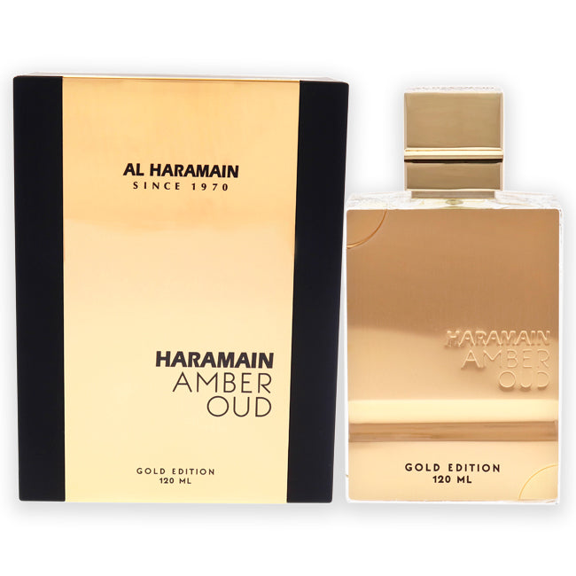 Al Haramain Amber Oud by Al Haramain for Unisex - 4 oz EDP Spray (Gold Edition)