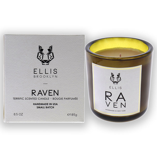 Ellis Brooklyn Terrific Scented Candle - Raven by Ellis Brooklyn for Unisex - 6.5 oz Candle