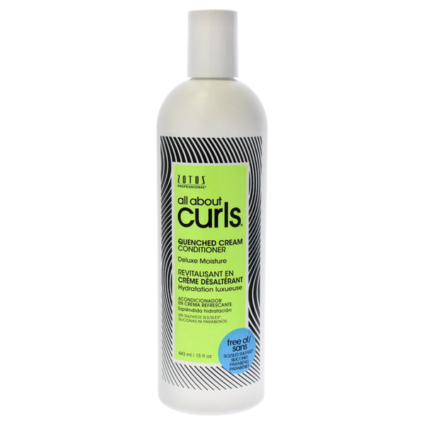 All About Curls Quenched Cream Conditioner by All About Curls for Unisex - 15 oz Conditioner