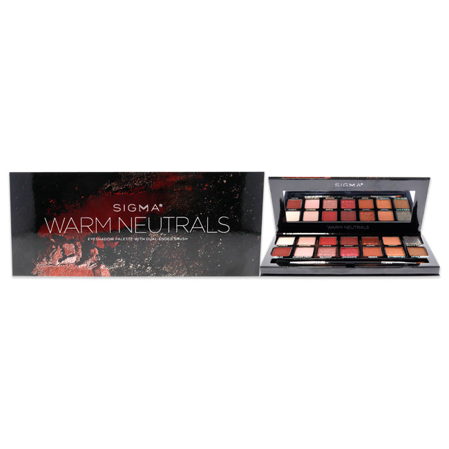 SIGMA Beauty Warm Neutrals Eyeshadow Palette by SIGMA Beauty for Women - 1 Pc Eye Shadow