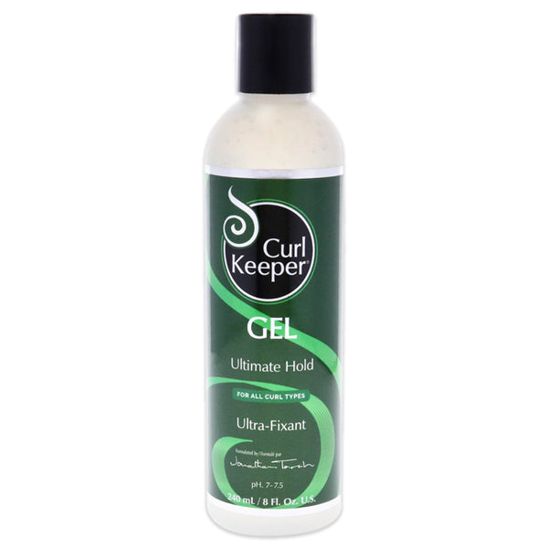 Curl Keeper Ultimate Hold with Frizz Control Gel by Curl Keeper for Unisex - 8 oz Gel