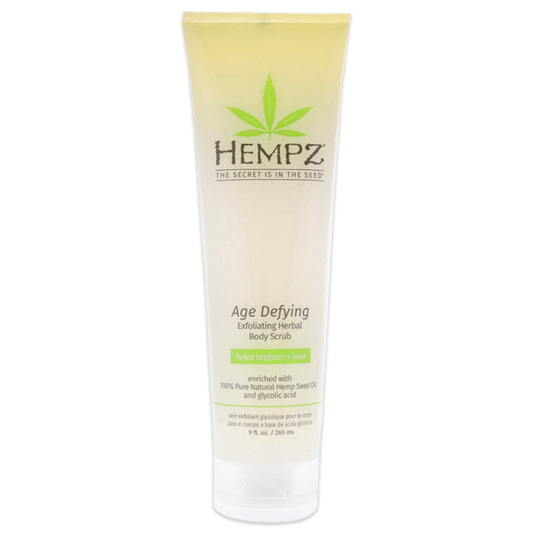 Hempz Age-Defying Herbal Body Scrub by Hempz for Unisex - 9 oz Scrub