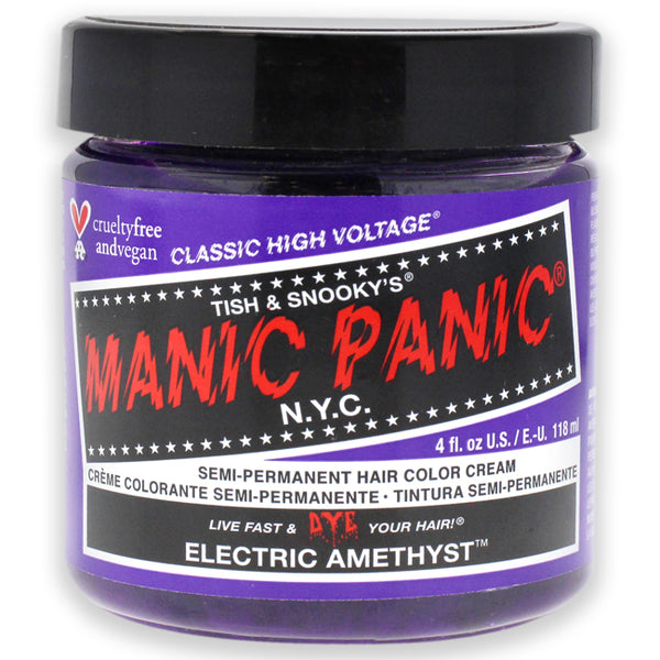 Manic Panic Classic High Voltage Hair Color - Electric Amethyst by Manic Panic for Unisex - 4 oz Hair Color