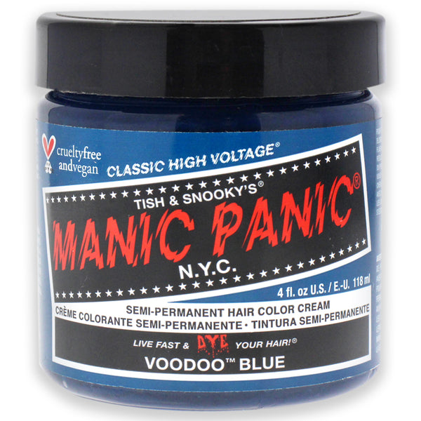 Manic Panic Classic High Voltage Hair Color - Voodoo Blue by Manic Panic for Unisex - 4 oz Hair Color