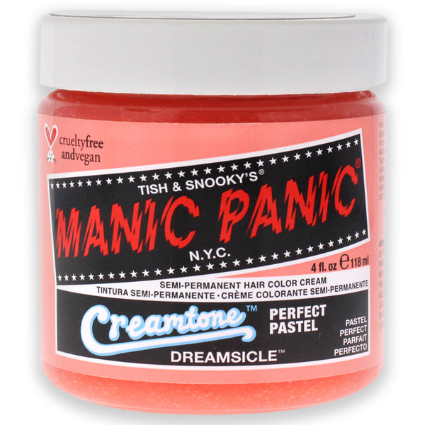 Manic Panic Creamtone Perfect Pastel Hair Color - Dreamsicle by Manic Panic for Unisex - 4 oz Hair Color