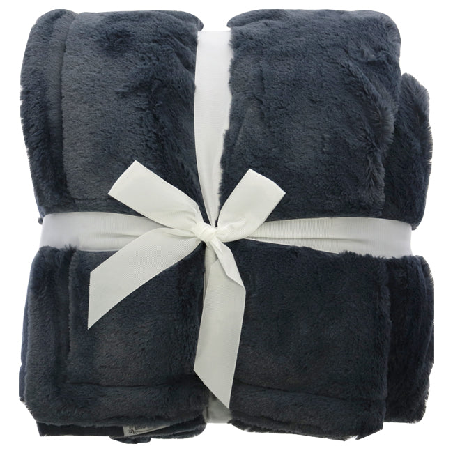 Plush Bamboo Throw Blanket - Blue Lagoon by Cariloha for Unisex - 1 Pc Blanket