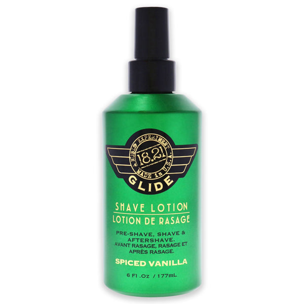 18.21 Man Made Glide Shave Lotion - Spiced Vanilla by 18.21 Man Made for Men - 6 oz Shave Lotion