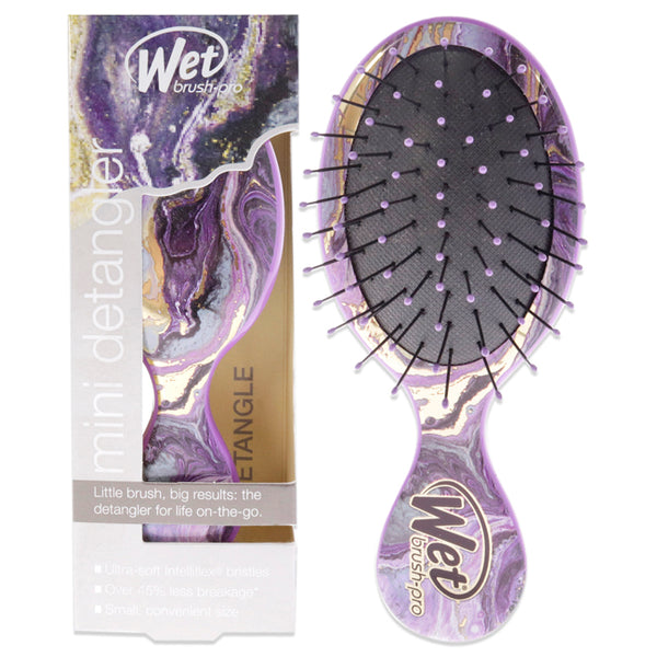 Pro Mini Detangler Bright Future Brush - Purple by Wet Brush for Unisex - 1 Pc Hair Brush
