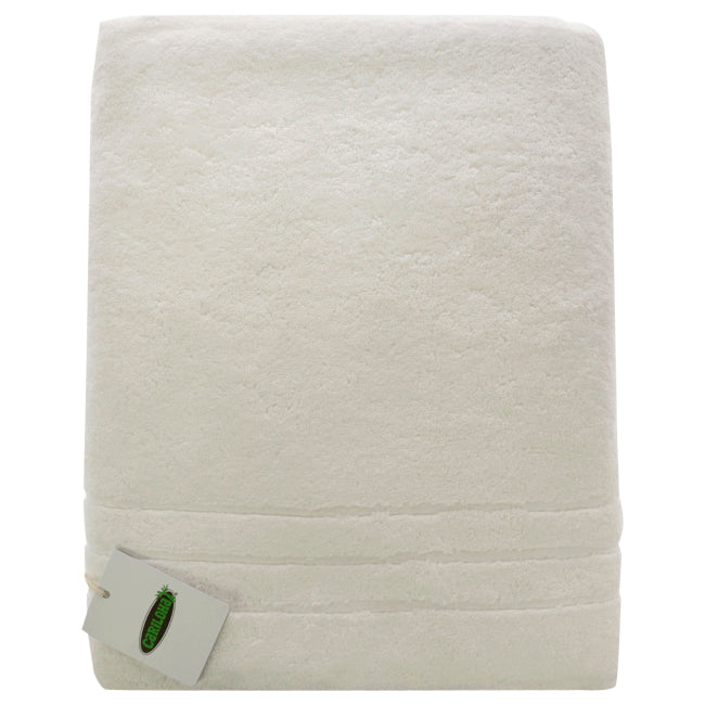 Bamboo Bath Sheet - White by Cariloha for Unisex - 1 Pc Towel