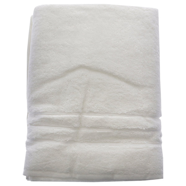 Bamboo Bath Towel - White by Cariloha for Unisex - 1 Pc Towel