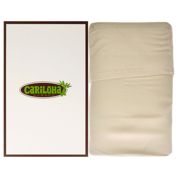 Resort Bamboo Pillowcase Set - Coconut Milk-King by Cariloha for Unisex - 2 Pc Pillowcase