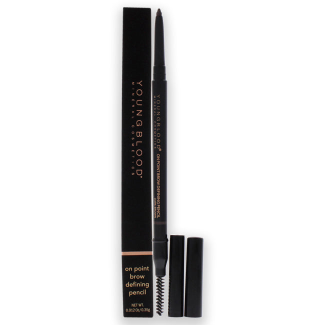 Youngblood On Point Brow Defining Pencil - Dark Brown by Youngblood for Women - 0.012 oz Eyebrow Pencil