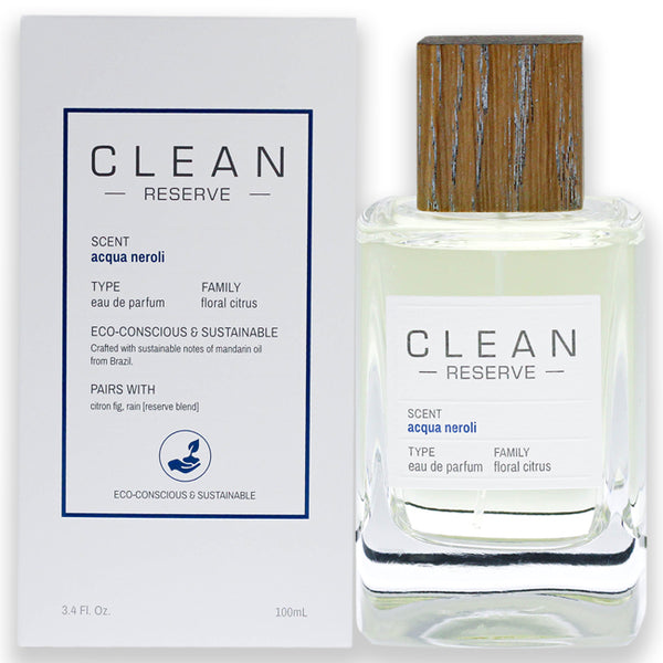 Clean Reserve Acqua Neroli by Clean for Women - 3.4 oz EDP Spray
