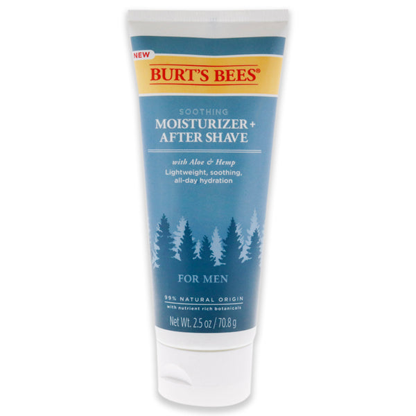 Burts Bees Soothing Moisturizer Plus After Shave by Burts Bees for Men - 2.5 oz After Shave