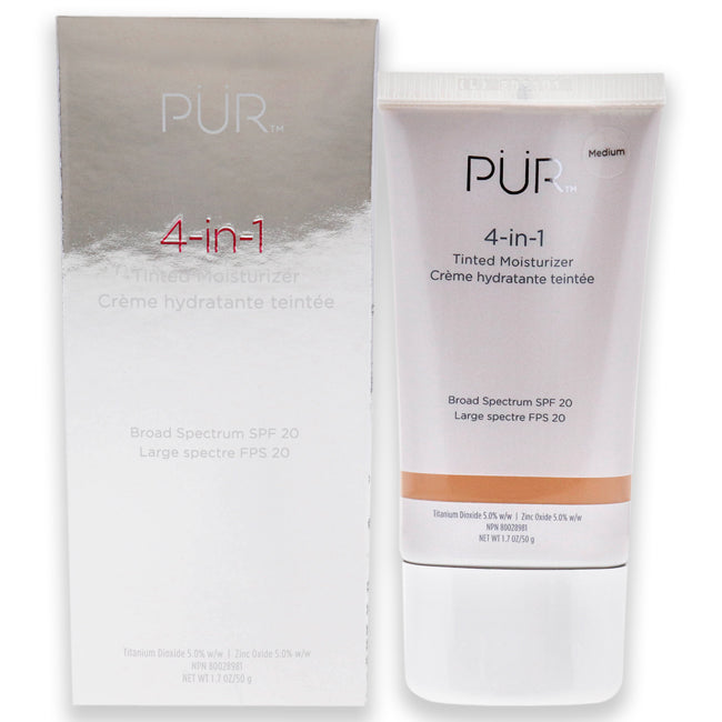 Pur Minerals 4-In-1 Tinted Moisturizer SPF 20 - Medium by Pur Minerals for Women - 1.7 oz Makeup
