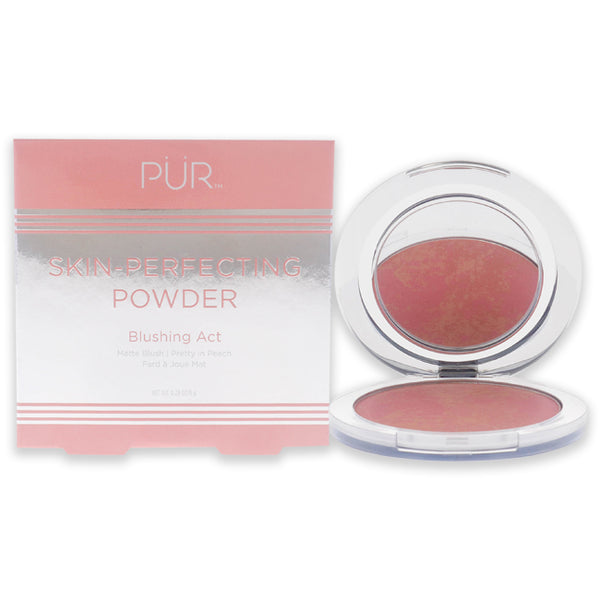Pur Minerals Blushing Act Skin Perfecting Powder - Pretty in Peach by Pur Minerals for Women - 0.28 oz Powder