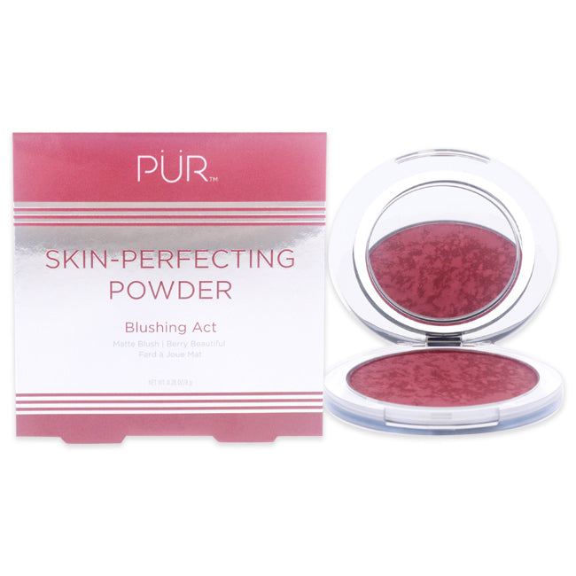 Pur Minerals Blushing Act Skin Perfecting Powder - Berry Beautiful by Pur Minerals for Women - 0.28 oz Powder