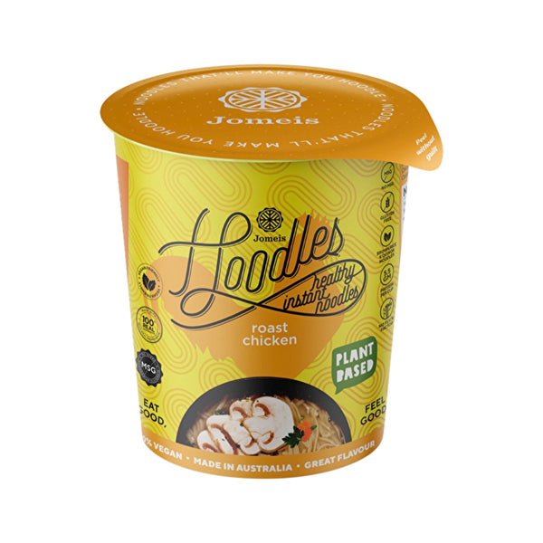 Jomeis Fine Foods Hoodles Healthy Instant Noodles Roast Chicken Cup 60g