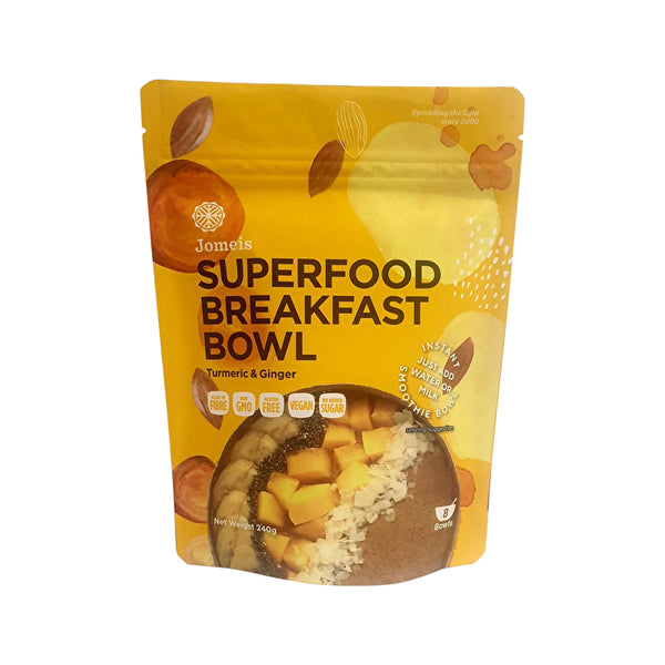 Jomeis Fine Foods Superfood Breakfast Bowl Mix Turmeric & Ginger 240g