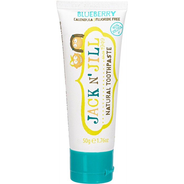 Jack N' Jill Natural Toothpaste with Calendula (Fluoride Free) Blueberry 50g