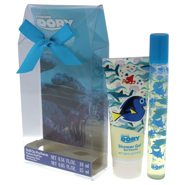 Disney Finding Dory by Disney for Kids - 2 Pc Gift Set 0.34 oz Roll On Perfume, 0.85oz Shower Gel