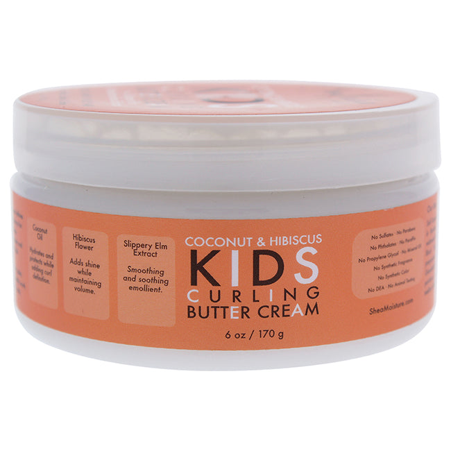 Shea Moisture Coconut Hibiscus Kids Curling Butter Cream by Shea Moisture for Kids - 6 oz Cream