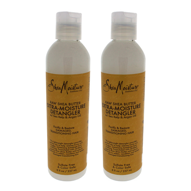 Shea Moisture Raw Shea Butter Extra-Moisture Detangler - Pack of 2 by Shea Moisture for Unisex - 8 oz Detangler