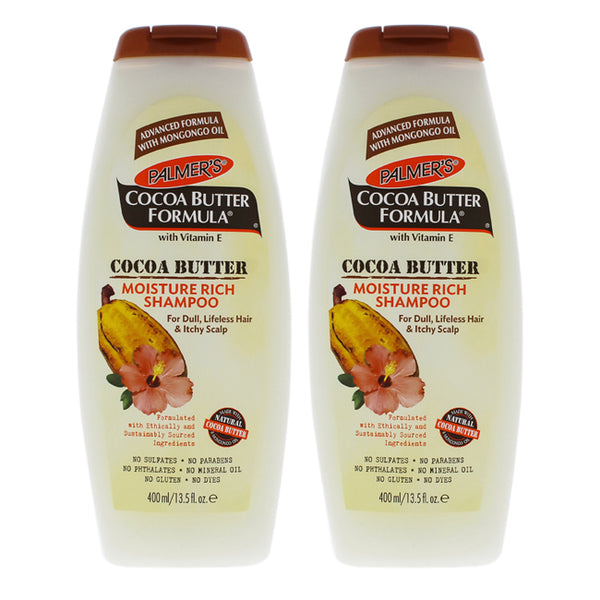 Palmers Cocoa Butter Moisture Rich Shampoo - Pack of 2 by Palmers for Unisex - 13.5 oz Shampoo