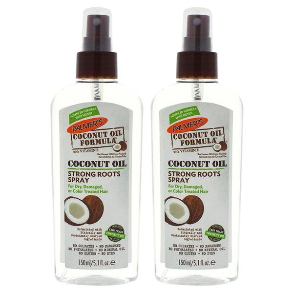 Palmers Coconut Oil Strong Roots Spray - Pack of 2 by Palmers for Unisex - 5.1 oz Hairspray