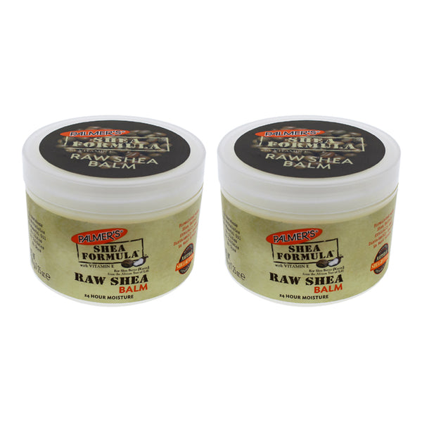 Palmers Shea Formula Raw Shea Balm - Pack of 2 by Palmers for Unisex - 7.25 oz Balm