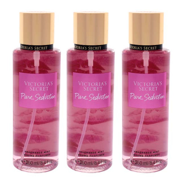 Victoria's Secret Pure Seduction by Victorias Secret for Women - 8.4 oz Fragrance Mist - Pack of 3