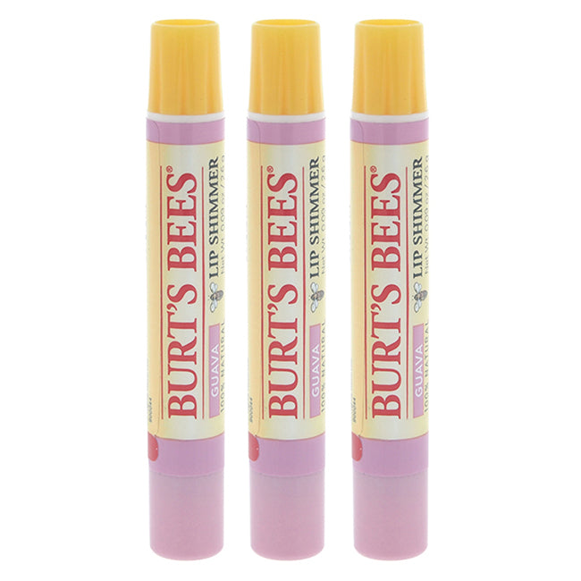 Burts Bees Burts Bees Lip Shimmer - Guava by Burts Bees for Women - 0.09 oz Lip Shimmer - Pack of 3