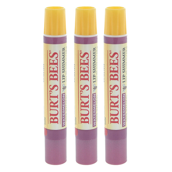 Burts Bees Burts Bees Lip Shimmer - Watermelon by Burts Bees for Women - 0.09 oz Lip Shimmer - Pack of 3