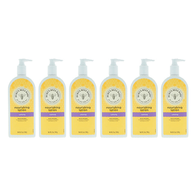 Burts Bees Baby Nourishing Lotion Calming by Burts Bees for Kids - 12 oz Lotion - Pack of 6