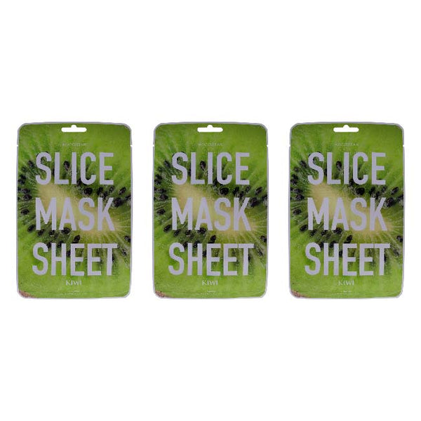 Kocostar Slice Sheet Mask - Kiwi by Kocostar for Unisex - 1 Pc Mask - Pack of 3