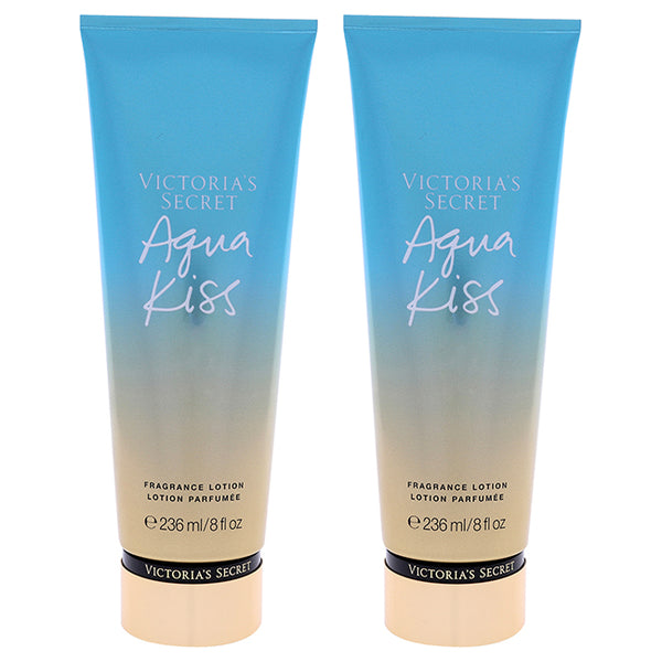 Victoria's Secret Aqua Kiss Fragrance Lotion by Victorias Secret for Women - 8 oz Body Lotion - Pack of 2