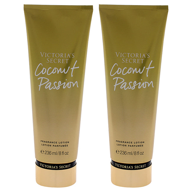 Victorias Secret Coconut Passion Fragrance Lotion by Victorias Secret for Women - 8 oz Lotion - Pack of 2