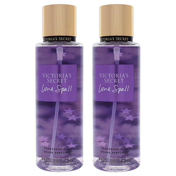 Victoria's Secret Love Spell by Victorias Secret for Women - 8.4 oz Fragrance Mist - Pack of 2