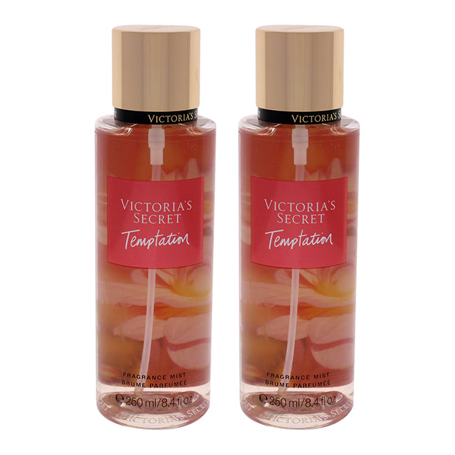 Victoria's Secret Temptation by Victorias Secret for Women - 8.4 oz Fragrance Mist - Pack of 2