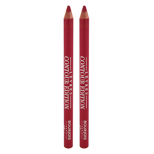 Bourjois Contour Edition Lip Liner - 07 Cherry Boom Boom by Bourjois for Women - 0.04 oz Lip Liner - Pack of 2