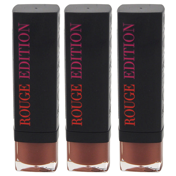 Bourjois Rouge Edition - 39 Pretty In Nude by Bourjois for Women - 0.12 oz Lipstick - Pack of 3