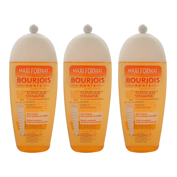 Bourjois Maxi Format Vitamin-Enriched Toner by Bourjois for Women - 8.4 oz Toner - Pack of 3